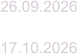 26.09.2026  17.10.2026
